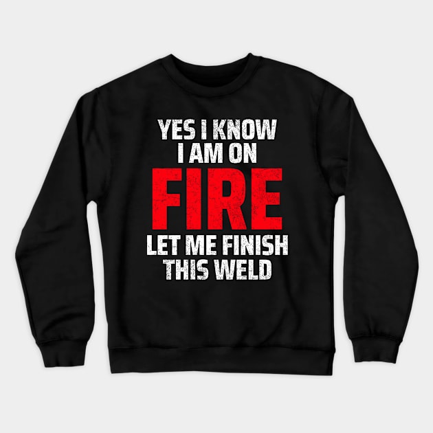 welding Crewneck Sweatshirt by Mandala Project